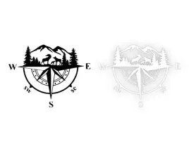 naklejka-gory-las-mapa-na-samochod-kemping-camper-kolor