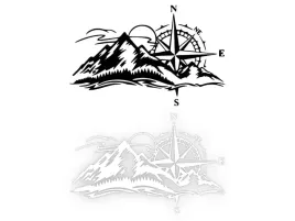 naklejka-gory-skaly-kompas-na-samochod-kemping-kamper-kolor