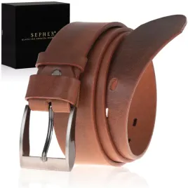 pasek-skorzany-meski-klasyczny-sepher-fusco-4cm-jasny-brazowy-camel-spodni