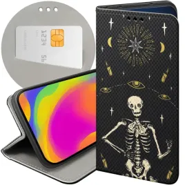 etui-do-oppo-a78-4g-wzory-czaszka-szkielety-memento-mori-gotyk-surrealizm