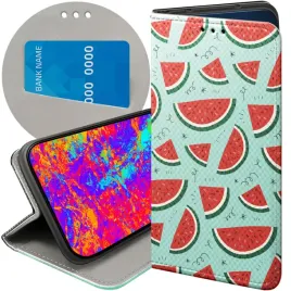 etui-z-klapka-do-oppo-a78-4g-wzory-owoce-arbuz-ananas-cytryny-futeral-case