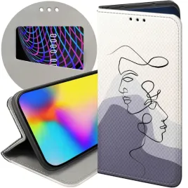 etui-z-klapka-do-lg-k50-q60-wzory-continuous-line-art-kreska-linie-case