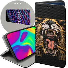 etui-z-klapka-do-lg-k50-q60-wzory-lew-lwy-lwica-futeral-pokrowiec-case