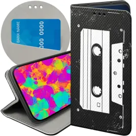 etui-z-klapka-do-motorola-moto-g54-5g-wzory-retro-old-school-muzyka-gry