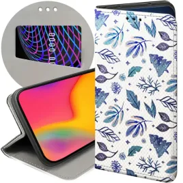 etui-z-klapka-do-motorola-moto-g54-5g-wzory-zima-snieg-sniezynki-winter