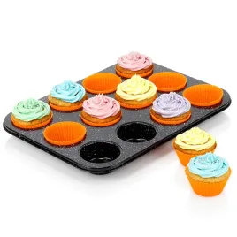 forma-do-muffinek-granitowa-z-foremkami-silikonowymi-13-el