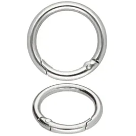 szekla-25mm-4mm-kolko-otwierane-5szt-srebrne-o-ring-karabinczyk