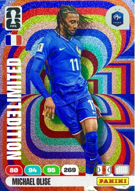 PANINI FIFA WORLD CUP 2026 karty piłkarskie Limited OLISE - Francja