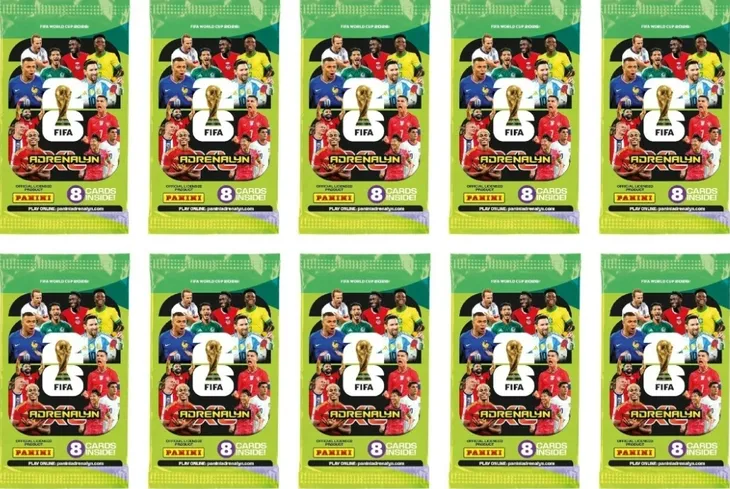 10 X SASZETKA FIFA WORLD CUP 2026 PANINI KOLEKCJA KARTY PIŁKARSKIE