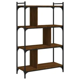 4-poziomowy-regal-na-ksiazki-brazowy-dab-76x32x123-cm