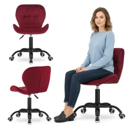 krzeslo-obrotowe-do-biurka-ucznia-gabinetu-regulowane-bordowe-welur-lugano