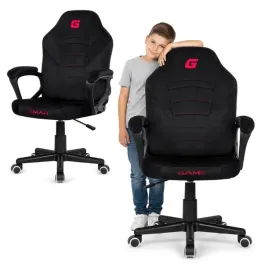 fotel-obrotowy-wentylowany-gamingowy-krzeslo-do-biurka-czarne-tkanina