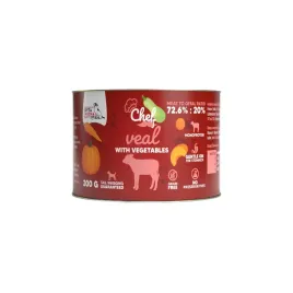 syta-micha-chef-mokra-karma-dla-psa-adult-mono-cielecina-warzywa-200g