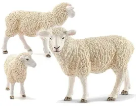 schleich-owca-owieczka-farma-figurka-kolekcjonerska-recznie-malowana
