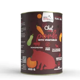 syta-micha-chef-mokra-karma-dla-psa-adult-mono-wieprzowina-warzywa-6x400g