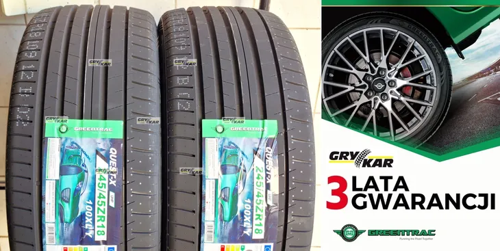 2x 245/45R18 Greentrac Quest-X przyczepność: A 2026r 3 lata gwar.