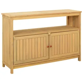 stol-konsolowy-do-ogrodu-z-polka-jasna-akacja-110-x-35-x-75-cm