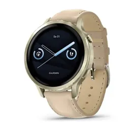 zegarek-garmin-venu-4-41-mm-lunar-gold-leather-band