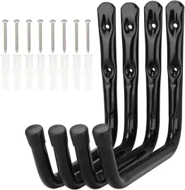 zestaw-4-hakow-drabinowych-do-garazu-wieszaki-28cm-20kg-czarne