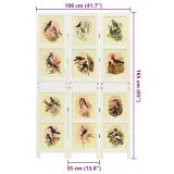 panel-romdivider-bialy-106-x-165-cm-mdf-stan-nowy-producent-vidaxl