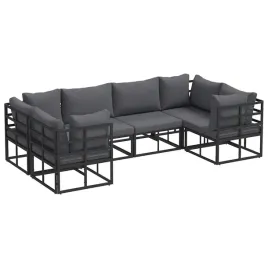 zestaw-sof-na-ogrod-z-poduszka-6-szt-czarny-aluminium