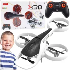 dron-syma-zdalnie-sterowany-rc-x38-bialy-omija-przeszkody-pilot-zasieg-30m