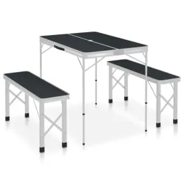 skladany-stolik-turystyczny-z-2-lawkami-aluminium-szary