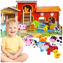 drewniana-farma-dla-dzieci-klocki-zwierzatka-18-el-zestaw-edukacyjny-3