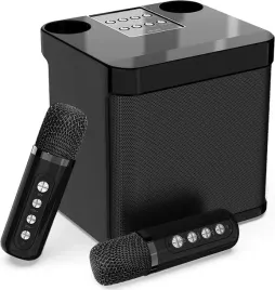 mumuwind-zestaw-do-karaoke-2-mikrofony-glosnik-bluetooth-czarny