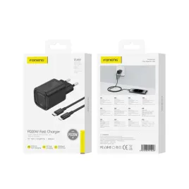 foneng-ladowarka-sieciowa-eu69-pd-20w-1xusb-c-kabel-usb-c-lightning-cza