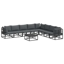 zestaw-sof-na-ogrod-z-poduszka-9-szt-czarny-aluminium