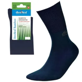 skarpetki-bezuciskowe-medyczne-bambusowe-deomed-bamboo-granatowe-43-46