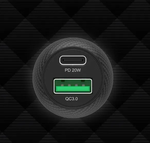 unitek-ladowarka-samochodowa-38w-usb-a-usb-c-qc3-0-p1400a-stan-nowy