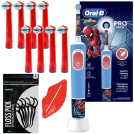szczoteczka-do-zebow-oral-b-vitality-pro-103-kids-spiderman-dodatki