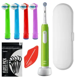 szczoteczka-oral-b-pro-junior-6-zielona-4x-koncowka-zamienna-etui-bial