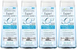 expert-czystej-skory-nawilzajacy-plyn-micelarny-3w1-400ml-bielenda-4-sztuki
