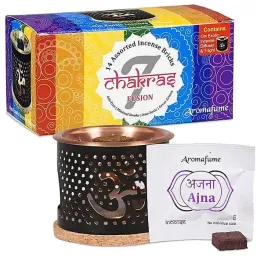 kominek-zapachowy-dyfuzor-zestaw-z-kadzidelkami-w-kostce-7-czakr-aromafume