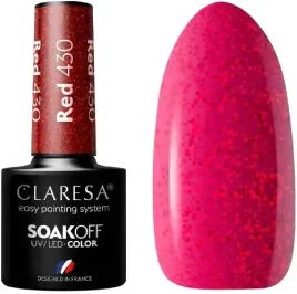 lakier-hybrydowy-red-430-5g-claresa-z-drobinkami