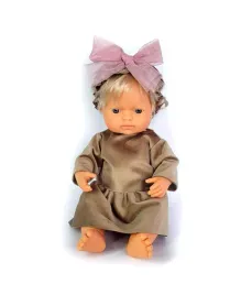ubranka-dla-lalki-miniland-32-38-cm-komplet-sukienka-majtki-opaska-velvet