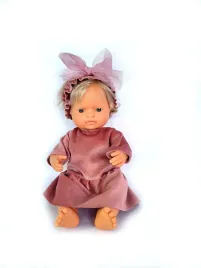 ubranka-dla-lalki-miniland-32-38-cm-komplet-sukienka-majtki-opaska-velvet