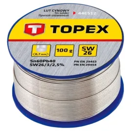 lut-cynowy-60percent-sn-drut-0-7-mm-100-g