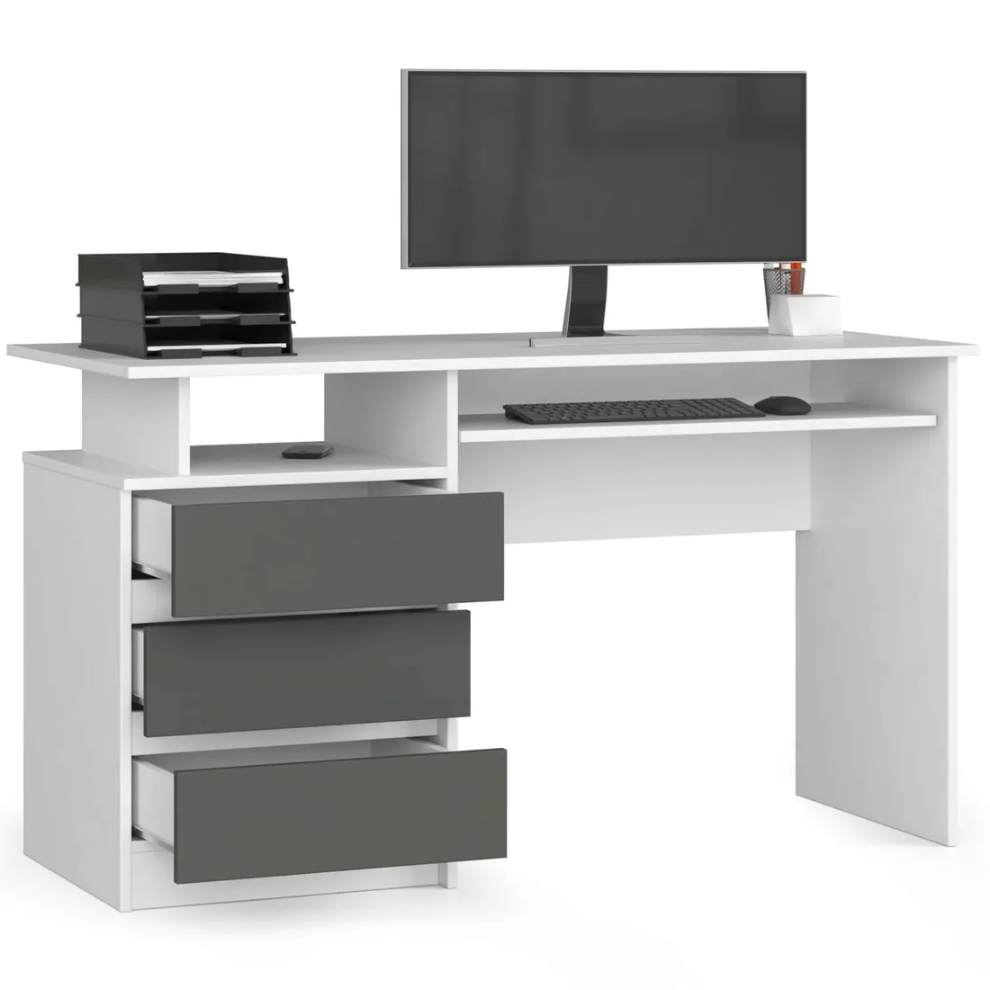 biurko-clp-135cm-biale-szare