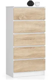 komoda-k60-5sz-clp-bialy-sonoma