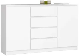 komoda-k160-2d-4sz-clp-bialy