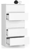 komoda-k60-5sz-clp-bialy