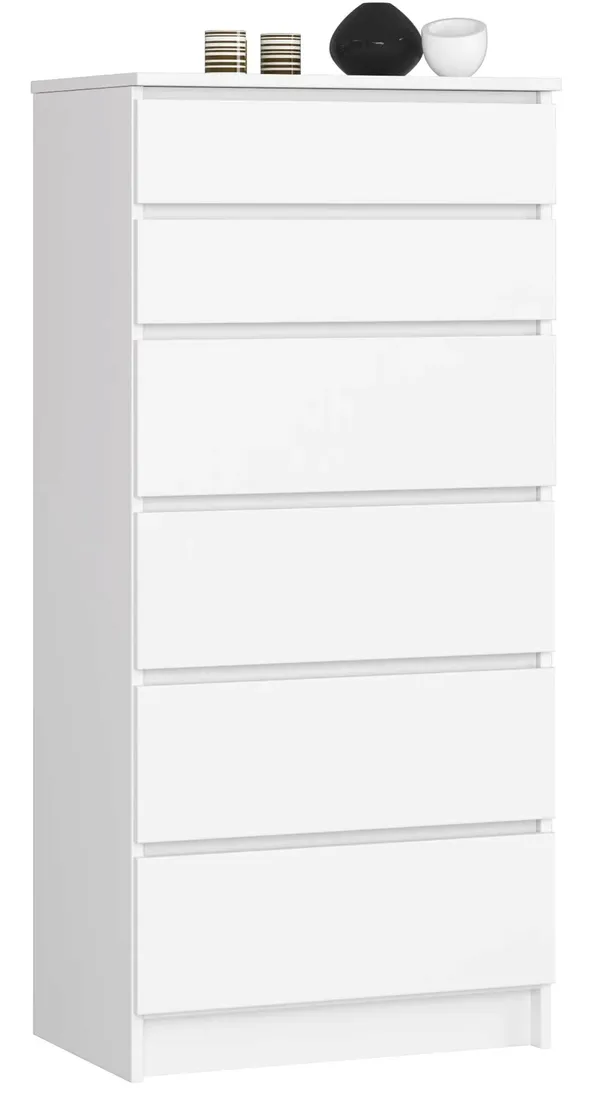 komoda-k60-6sz-clp-bialy