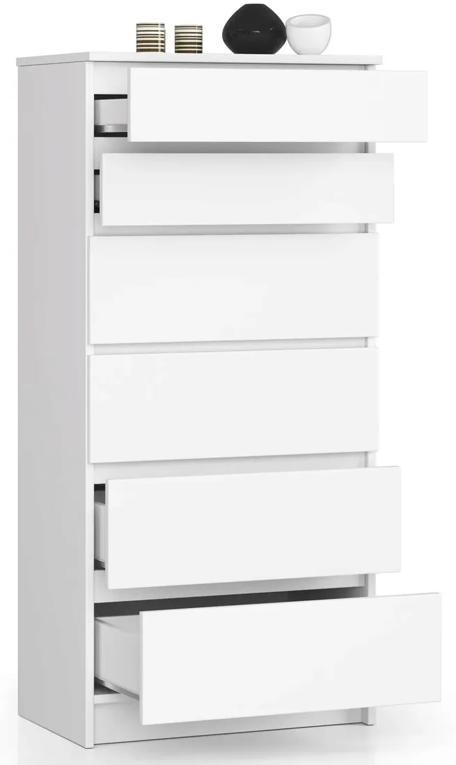 komoda-k60-6sz-clp-bialy