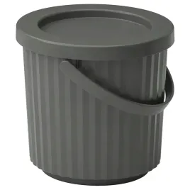 ikea-dammang-kosz-z-pokrywka-ciemnoszary-8-l