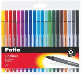 cienkopisy-trojkatne-trio-fineliner-patio-20-kolorow