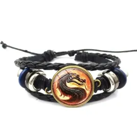bransoletka-wielowarstwowa-skorzana-mortal-kombat-dragon-sztuki-walki-gift